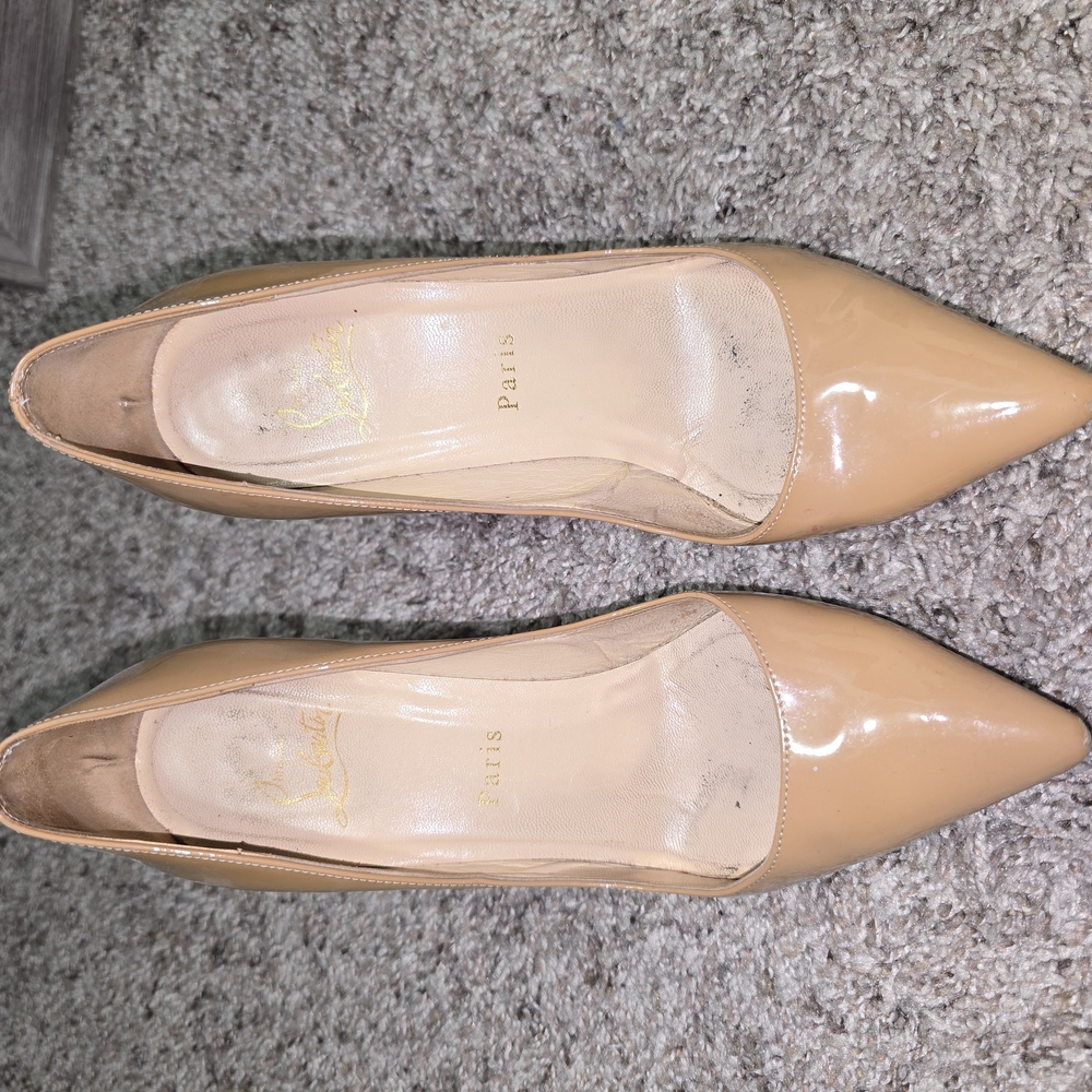 Christian Louboutin Women's Tan Pumps
